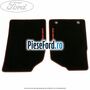 Set covorase fata, velur negru logo Individual negru Ford Ka 2009-2016 1.3 TDCi 75 cp 169A1000, FD4 diesel