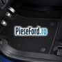 Set covorase premium fata velur negre, cusaturi rosii Ford Puma 2020-2023 1.0 EcoBoost mHEV 155 cp BZJA Hybrid