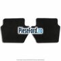 Set covorase spate velur negre, gri Ford Fiesta 2017-2023 1.5 TDCi 85 cp XUJC, XUJD, XUJE, XUJF, XUJG diesel