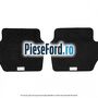 Set covorase spate velur negre,rosii Ford Puma 2020-2023 1.0 EcoBoost 125 cp B7JA, B7JB, B7JE benzina