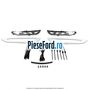 Set lumini de zi DRL ornamente frozen white Ford Kuga 2008-2012 2.0 TDCI 140 cp UFDA diesel