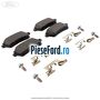 Set placute frana fata Ford Fiesta 2008-2012 1.6 Ti 120 cp HXJA, HXJB, HXJE, RVJA benzina
