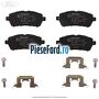 Set placute frana fata Ford Fiesta 2013-2017 1.5 TDCi 75 cp UGJC, XUJA, XUJB diesel
