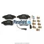 Set placute frana fata Ford Ka 2009-2016 1.3 TDCi 75 cp 169A1000, FD4 diesel