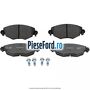 Set placute frana fata Ford Mondeo 2000-2007 2.0 16V 146 cp CJBA, CJBB benzina