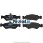 Set placute frana fata lungime 140 mm Ford Fiesta 1989-1996 1.1 54 cp GUD, GUE benzina