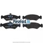 Set placute frana fata lungime 140 mm Ford Fiesta 1996-2001 1.8 DI 75 cp RTN, RTP, RTQ diesel