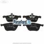 Set placute frana fata pentru disc R 316 MM Ford S-Max 2007-2014 2.5 ST 220 cp HUWA benzina | Foto 3