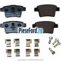 Set placute frana spate (04/2004 - 03 /2007) Ford Mondeo 2000-2007 ST220 226 cp MEBA benzina | Foto 2