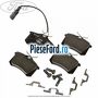 Set placute frana spate cu senzor uzura premium Ford Galaxy 2000-2006 1.9 TDI 130 cp ASZ diesel