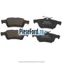 Set placute frana spate (disc 265/271/280mm) Ford Focus 2008-2011 1.8 TDCi 115 cp KKDA diesel