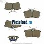 Set placute frana spate Ford Focus 1998-2004 1.6 16V 100 cp FYDA, FYDB, FYDC, FYDD benzina | Foto 3