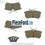 Set placute frana spate Ford Focus 1998-2004 1.8 16V 115 cp EYDB, EYDC, EYDD, EYDE, EYDF benzina | Foto 3