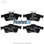 Set placute frana spate Ford Transit Connect 2002-2014 1.8 Di 75 cp BHPA, P7PA, P7PB, R2PA diesel