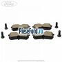 Set placute frana spate model confort Ford Fiesta 2013-2017 1.0 80 cp P4JA, P4JB, P4JC, P4JD benzina