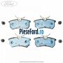 Set placute frana spate model confort Ford Fiesta 2013-2017 1.5 TDCi 100 cp XUJH diesel