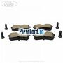 Set placute frana spate model confort Ford Fiesta 2013-2017 1.5 TDCi 95 cp XVJB, XVJC diesel