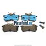 Set placute frana spate premium Ford Fiesta 2013-2017 1.6 ST 200 200 cp JTJC benzina