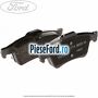 Set placute frana spate premium Ford Tourneo Connect 2002-2014 1.8 Turbo Di 90 cp HCPA, HCPB, HCPC, HCPD, P9PA diesel