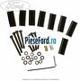 Set portbagaj exterior 3 usi an 05/2004-09/2008 Ford Fiesta 2002-2005 1.6 16V 100 cp FYJA, FYJB benzina