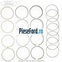 Set segmenti piston cota reparatie 0.5 Ford Focus 2008-2011 1.8 125 cp Q7DA, QQDA, QQDB benzina