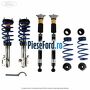 Set suspensie coilover 5 usi hatchback Ford Fiesta 2017-2023 1.0 EcoBoost 101 cp SFJE, SFJF, SFJH, SFJJ, SFJK, SFJN benzina