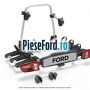 Suport 3 biciclete spate, Uebler X31-S rabatabil Ford Fiesta 2013-2017 1.5 TDCi 95 cp XVJB, XVJC diesel