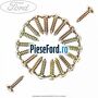 Surub autofiletant cromat Ford Fiesta 1989-1996 1.8 D 60 cp RTC, RTD, RTG diesel