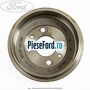 Tambur  R 180 mm pentru jante aliaj Ford Ka 2009-2016 1.2 69 cp 169A4000, FP4 benzina