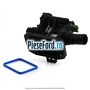 Termostat cu carcasa si senzor temperatura Ford Fiesta 2005-2008 1.6 TDCi 90 cp HHJA, HHJB diesel | Foto 5