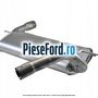 Toba esapament finala Ford Focus 2011-2014 1.6 EcoBoost 150 cp JQDA, JQDB, YUDA benzina