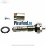 Ventil janta aliaj cromat, varianta cu senzor presiune roti Ford Focus 2014-2018 1.6 TDCi 95 cp T3DA, T3DB diesel
