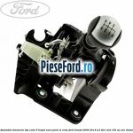 Ansamblu timonerie, tija cutie 6 trepte nuca piele si crom Ford Transit 2006-2014 2.2 TDCi RWD 155 cp