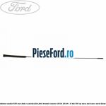 Antena audio 550 mm DAB cu surub filet Ford Transit Courier 2014-2018 1.5 TDCi 95 cp