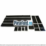 Benzi pentru racing peste partea superioara, negru lucios Ford Mustang 2015-2018 5.0 V8 418 cp MF8F benzina