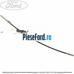 Cablu frana fata central tip maneta lunga Ford Grand C-Max 2011-2015 1.6 Ti 125 cp PNDA, PNDD benzina