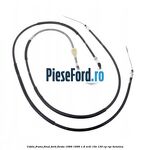 Cablu frana final Ford Fiesta 1989-1996 1.8 XR2i 16V 130 cp