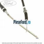 Cablu frana mana dreapta 1765 mm Ford Ranger 2006-2012 3.0 TDCi 4x4 156 cp MD30DITC, WEC diesel