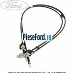 Cablu frana mana frana disc spate Ford Fiesta 2013-2017 1.6 ST 182 cp JTJA, JTJB benzina
