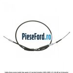 Cablu frana mana model disc spate 4/5 usi Ford Mondeo 1993-1996 1.6 i 16V 88 cp L1J benzina