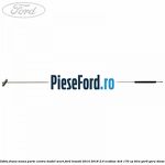 Cablu frana mana parte centru model scurt Ford Transit 2014-2018 2.0 EcoBlue 4x4 170 cp BLRA, YNR6, YNRA diesel