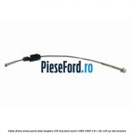 Cablu frana mana parte fata lungime 278 mm Ford Escort 1990-1995 1.8 i 16V 105 cp RDA benzina