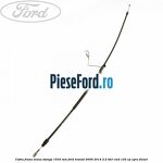 Cablu frana mana stanga 1533 mm Ford Transit 2006-2014 2.2 TDCi RWD 125 cp