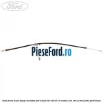 Cablu frana mana stanga roti duble Ford Transit 2014-2018 2.0 EcoBlue RWD 130 cp BKRA, YMHA, YMR6 diesel