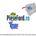 Carcasa inferioara filtru combustibil Ford Focus 2014-2018 1.5 TDCi 120 cp XWDA, XWDB, XWDC, XWDD, XWDE diesel