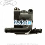 Carcasa termostat pe bloc motor Ford Fiesta 1989-1996 1.6 90 cp L1G1 benzina