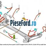 Clips conducta frana spate 2 Ford EcoSport 2013-2018 1.5 TDCi 95 cp XVJD diesel