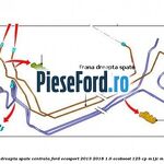 Conducta frana dreapta spate centrala Ford EcoSport 2013-2018 1.0 EcoBoost 125 cp M1JC, M1JJ, M1JU benzina
