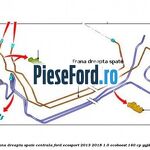 Conducta frana dreapta spate centrala Ford EcoSport 2013-2018 1.0 EcoBoost 140 cp YYJD, YYJF benzina