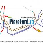 Conducta frana dreapta spate centrala Ford EcoSport 2013-2018 1.5 TDCi 90 cp